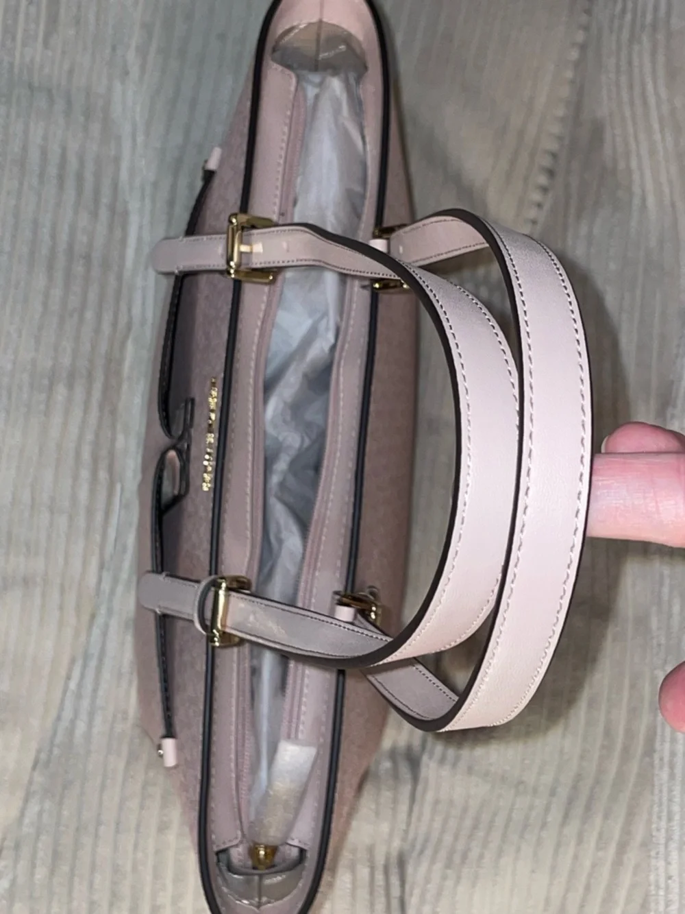 Michael Kors Blush Pink Signature Jet Set Tote 💖 - Picture 6 of 13